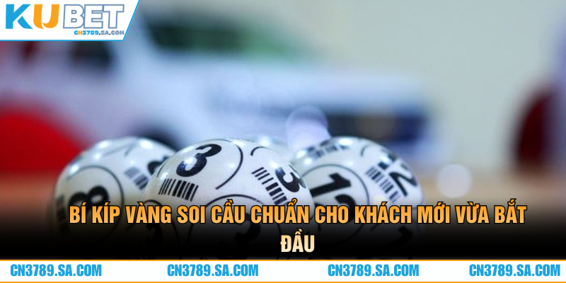 Bí kíp vàng soi cầu chuẩn cho khách mới vừa bắt đầu