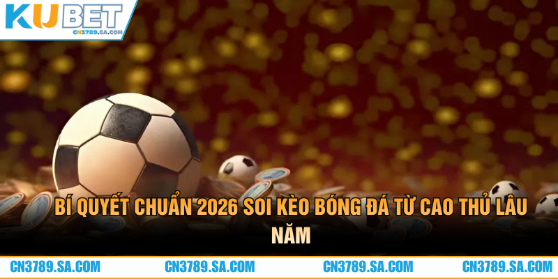 Bí quyết chuẩn 2026 soi kèo bóng đá từ cao thủ lâu năm